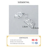 925 Sterling Silver Leaves Drop Earrings For Women - Fine Jewelry