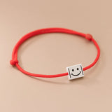 925 Silver Cloud Red Rope Bracelet Classic Party Jewelry