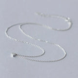 925 Silver Frost Heart Choker Necklace Wedding Party Jewelry