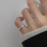 925 Silver Fish Stack Animal Ring For Women Fine Jewelry