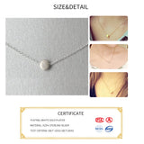 925 Silver Geometric Beads Pendant Necklace for Women