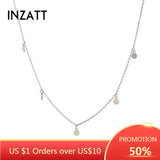 925 Silver Geometric Round Choker Necklace Women Party Fine Jewelry Gift