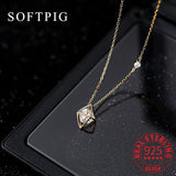 925 Silver Zircon Choker Necklace Minimalist Bijoux