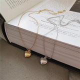 925 Silver Heart Pendant Necklace Romantic Women's Jewelry