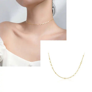 925 Sterling Silver Heart Choker Necklace Bohemia Accessories