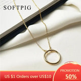 925 Sterling Silver Round Choker Necklace Minimalist Jewelry for Women