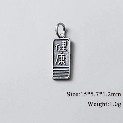 925 Sterling Silver Chinese Lucky Charms Vintage Accessories