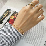 925 Silver Round Bracelet for Women Party Jewelry Gift