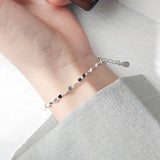 925 Silver Minimalist Bracelet Charming Women Party Bohemian Fine Jewelry