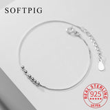 925 Silver Bead Bracelet for Women