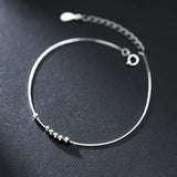 925 Silver Bead Bracelet for Women