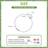 925 Silver Bead Bracelet for Women