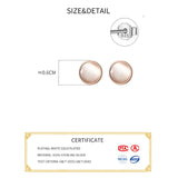 Real 925 Silver Opal Stud Earrings for Women Party Jewelry
