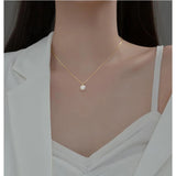 925 Sterling Silver Pearl Choker Necklace for Women Fine Jewelry