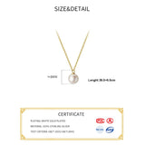 925 Sterling Silver Pearl Choker Necklace for Women Fine Jewelry