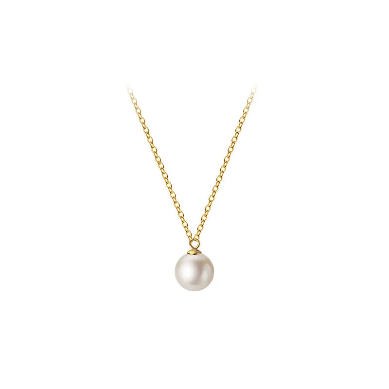 925 Sterling Silver Pearl Choker Necklace for Women Fine Jewelry