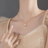 925 Silver Butterfly Pendant Necklace Boho Accessories