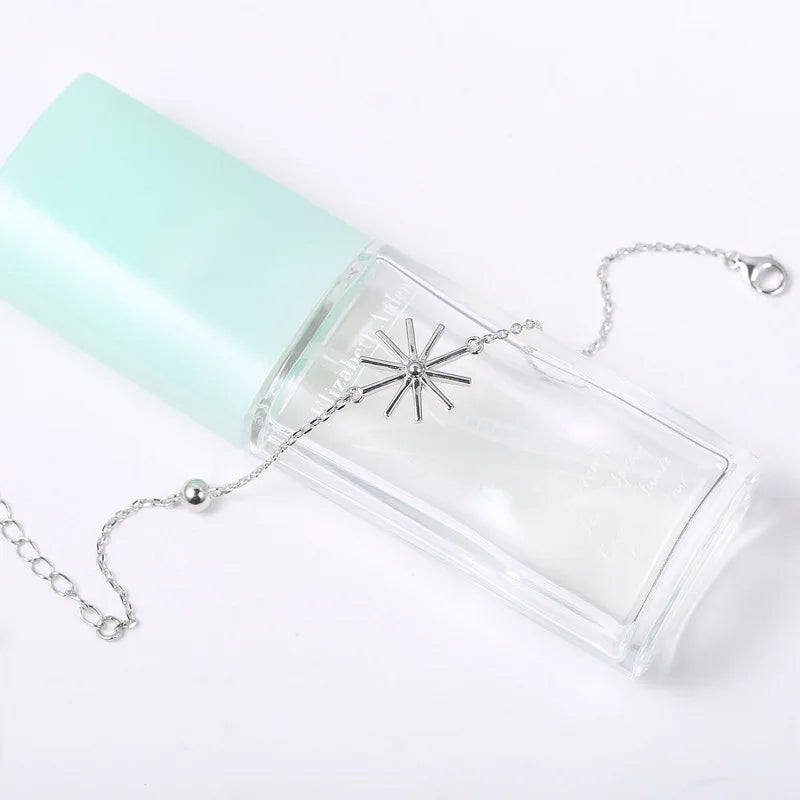 925 Silver Sunflower Bohemia Bracelet Women Jewelry Party Gift