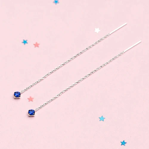 Zircon Tassel Earrings for Women
