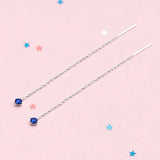 Zircon Tassel Earrings for Women
