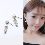 925 Silver Zircon Chain Tassel Drop Earrings Women Fine Jewelry