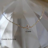 925 Silver Zircon Round 14K Plated Bracelet for Women