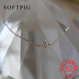 925 Silver Zircon Round 14K Plated Bracelet for Women