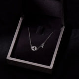 925 Silver Zircon Letter Chain Bracelet Women Fine Jewelry