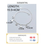 925 Sterling Silver Zircon Star Bracelet for Women Party Jewelry Gift