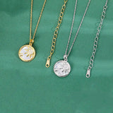 925 Silver Zircon Star Pendant Necklace Women Minimalist Jewelry
