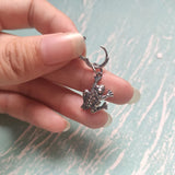 925 Sterling Silver Zircon Comb Charm DIY Accessories
