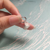 925 Sterling Silver Zircon Comb Charm DIY Accessories