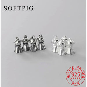 925 Sterling Silver Geometric Star Triangle Charms