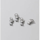 925 Sterling Silver Geometric Star Triangle Charms