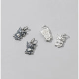 925 Sterling Silver Geometric Star Triangle Charms