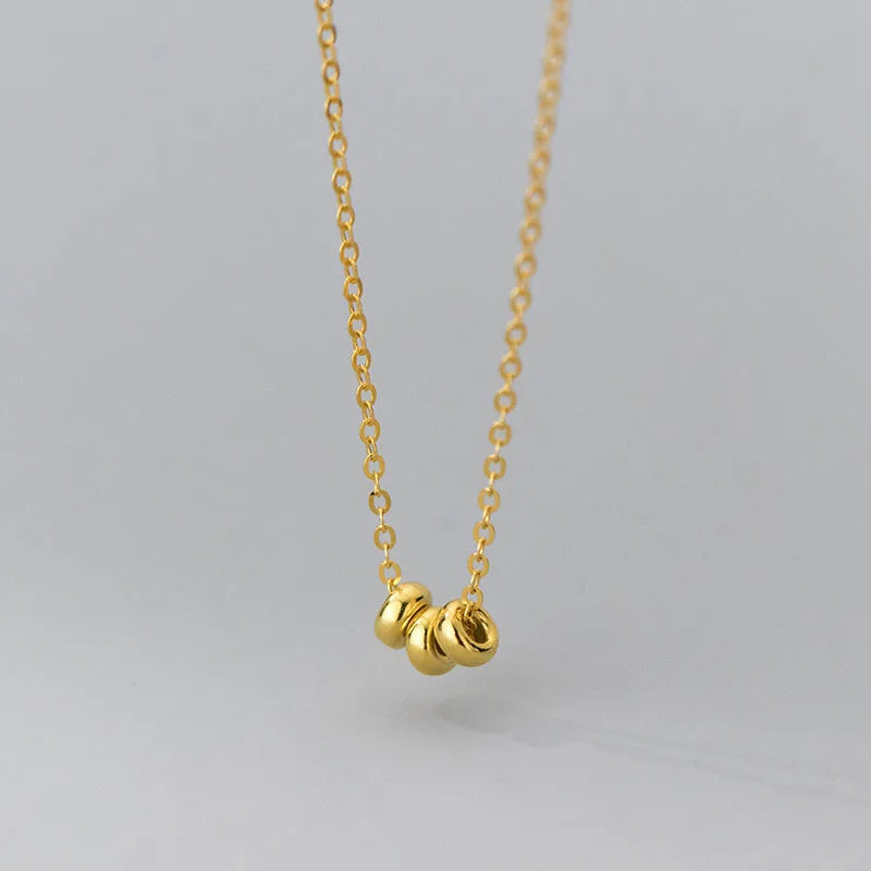 925 Silver 18k Choker Necklace Women Classic Jewelry
