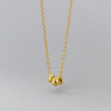 925 Silver 18k Choker Necklace Women Classic Jewelry