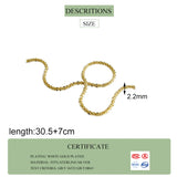 925 Sterling Silver Gypsophila Clavicle Choker Necklace Punk Female Jewelry