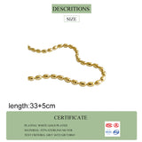 925 Sterling Silver Bead Choker Necklace for Women Wedding Jewelry