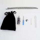 Purple Birthstone Fillable Vial Ashes Necklace Keepsake Pendant