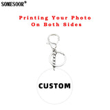 Customized Lives Matter Slogan Key Chains Bag Pendant