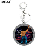 Personalized High Wood Key Chain Double Sides Printing