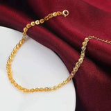SOMILIA 18K Phoenix Bracelet 3.0mm 925 Sterling Silver for Women