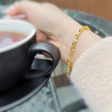 SOMILIA 18K Phoenix Bracelet 3.0mm 925 Sterling Silver for Women