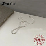 SOMILIA Italian S925 Sterling Silver Glitter Bracelet
