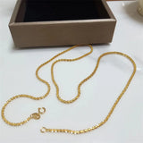SOMILIA 18K Necklace S925 Silver Clavicle Chain High Jewelry