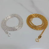 SOMILIA 18K Necklace S925 Silver Clavicle Chain High Jewelry
