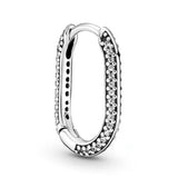 SOMILIA S925 Silver Earrings with Double-sided Diamond for Women