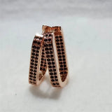 SOMILIA S925 Silver Earrings with Double-sided Diamond for Women