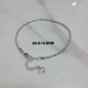 SOMILIA 925 Silver Bracelet Snowflake Blang 2.0mm